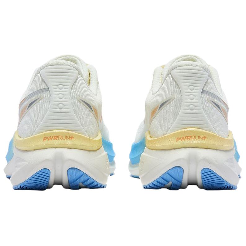 Saucony Tide 4 Versatile Comfortable Breathable Rebound Running Shoes Women sneaker Beige Blue S18279-1