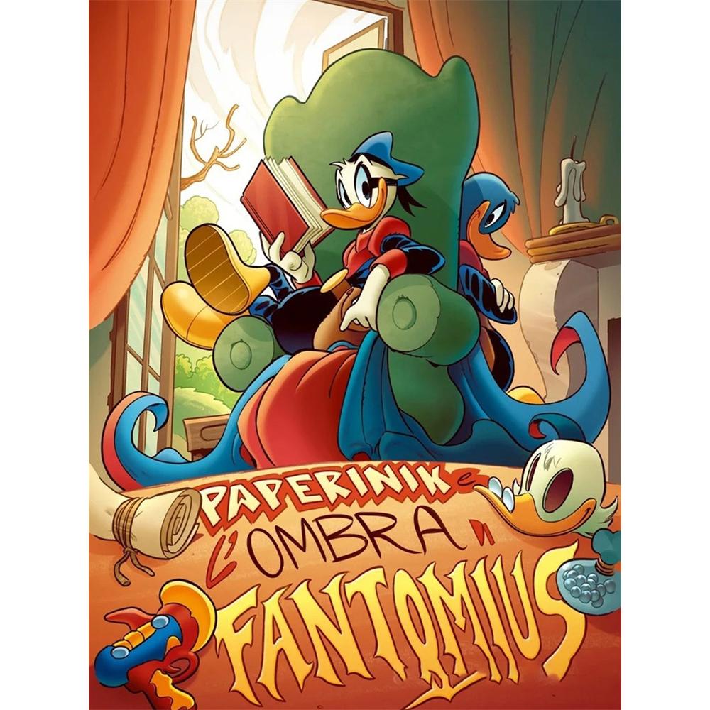 

Disney Diamond Painting Donald Duck Comic Cover Art Romantic Art Painting Diamond Mosaic Cross stitch Diamond Inlaid Room Decoration Gift Round 20x30cm