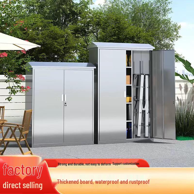 JINGGENG 304 Stainless Steel Outdoor Storage Cabinet