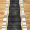 European Style Aisle Walkway Carpet Hallway Decor Area Rug Corridor Long Runner Doorway Floor Mats Non-slip