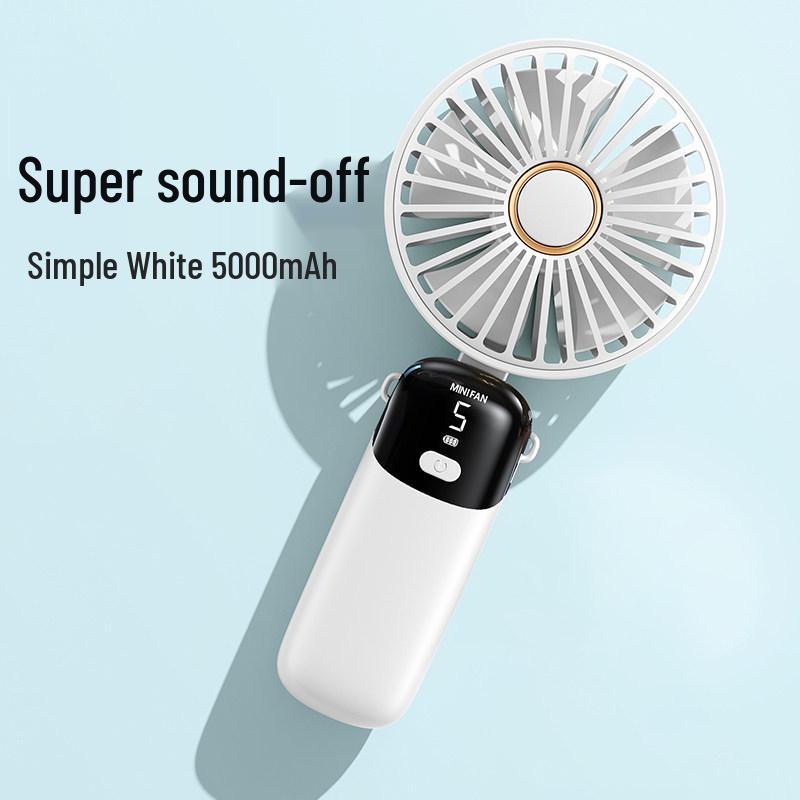 2025 Portable Mini USB Rechargeable Silent Handheld Fan for Students