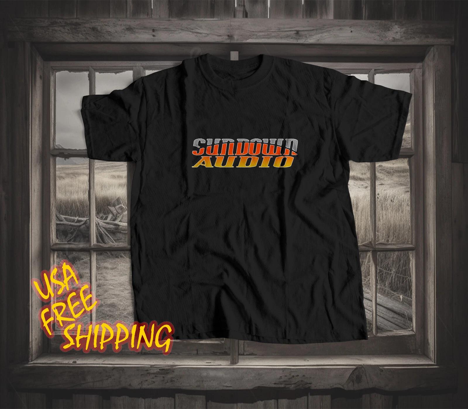 New Shirt SUNDOWN AUDIO Logo Funny T-shirt Made In America S to 5XL M