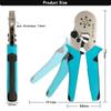 Crimping Pliers HSC8 6-4A 0.25mm²-10mm²/6-6A/16-6 0.08mm²-16mm² Tubular Terminal Ferrule Hand Tools
