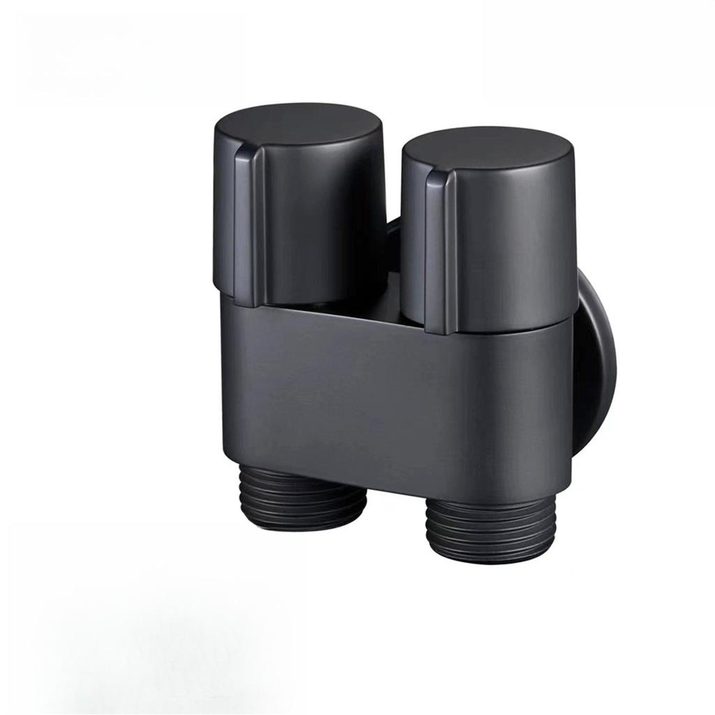 1/2'' European Triangle Valve Hot and Cold Water Stop Universal Retro Angle Valves All Copper Toilet Bathroom