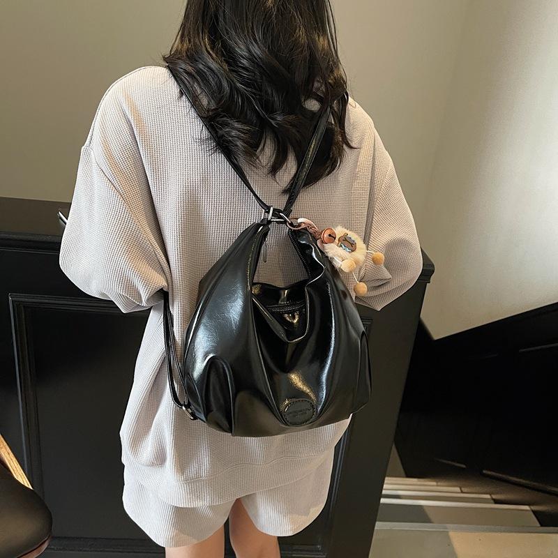 Large Capacity Tote Bag Women's New Fashion Niche Simple Shoulder Bag Multi-functional Casual Backpack