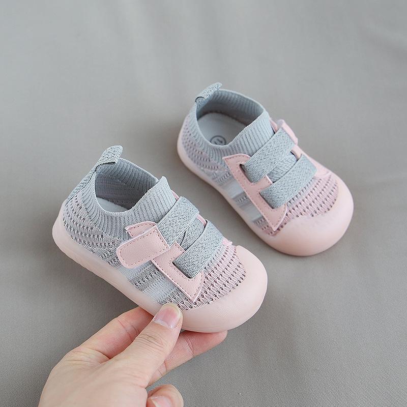Kinder FreizeitsportSchuhe Netz Atmungsaktiv Jungen Mädchen Laufschuhe Weiche Sohlen Anti-Rutsch Baby Lauflernschuhe Baby Sportschuhe