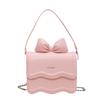 Versatile Chain Bag Women's New Fashion Small Square Bag Bow Messenger Bag