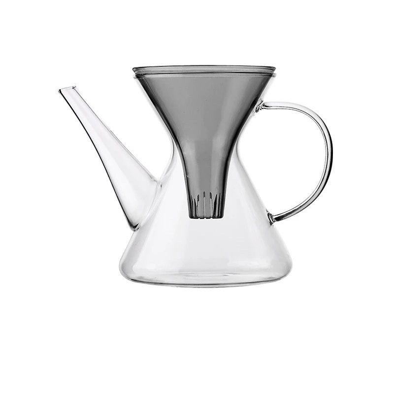 1PC Kung Fu Tea Quick Brewing Pot New High Temperature Resistant Glass Tea Separation Brewing Pot Household Products