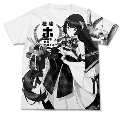 Kantai Collection Mizuho All Print White L Size -KanColle- T-Shirt
