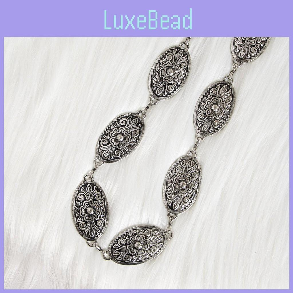 Classic Metal Woman Waist Chain With Embossed Pattern Casual Fashion Accessory