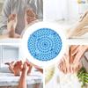 Finger Press Foot Massage Board for Household Use Bamboo Shooting Stepping on Finger Board Thick Circular Foot Massage Pad