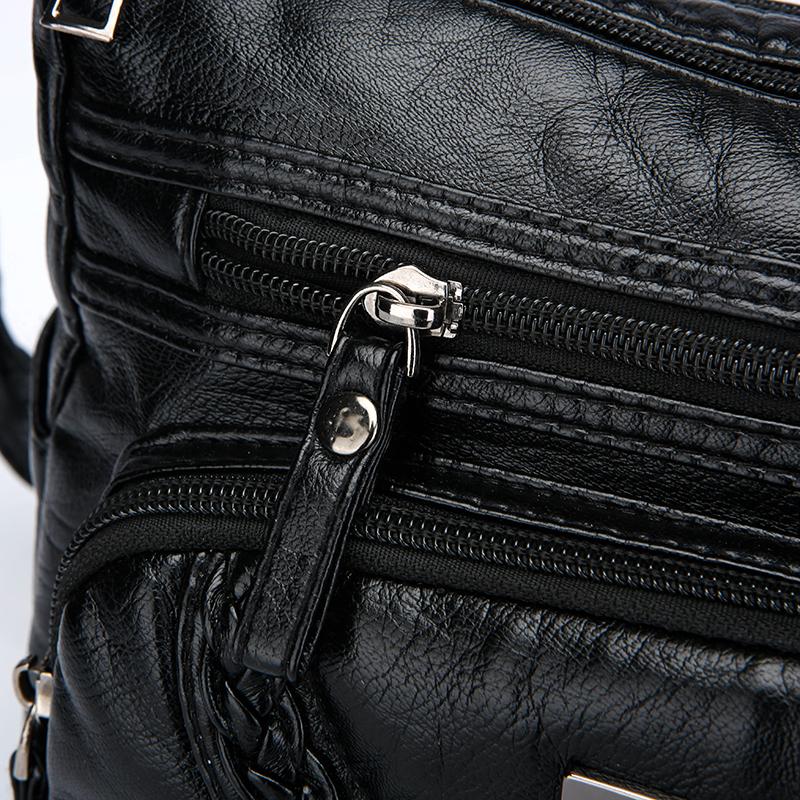 Women's PU Bag Fashion Shoulder Multi-compartment Crossbody Bag