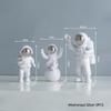 3Pc Astronaut Decor Action Figures and Moon Home Decor Resin Astronaut Statue Room Office Desktop Decoration Presents Boy Gift