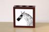 Barb Horse – Pen holder with a horse, desk organizer with a print | Art-Dog