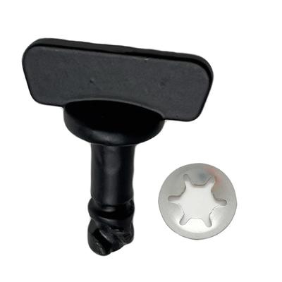 Trailer Hitch Cover Hitch Cover Bolt Hitch Cover Bolt W Retainer 2 Pieces Plastic Construction Direct Replacement
