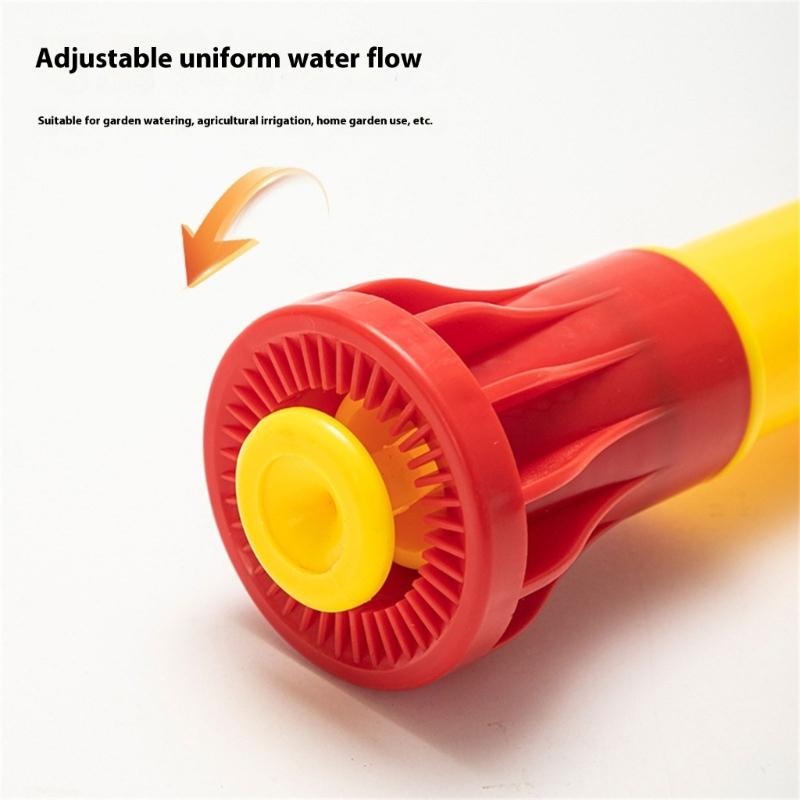 360 Degree Rotating Garden Sprayed Sprinkler Nozzle Sun Resistant Plastic Ergonomic Grip Watering Tool Irrigation Device