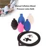 PVC Inflator Bulb Air Pump For Sphygmomanometer Blood Pressure Monitor Handheld Health Care Accessory Ball Plastic/Metal Valves