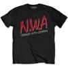N.W.A. Straight Outta Compton Black T-Shirt (Officially Licensed) X-Large