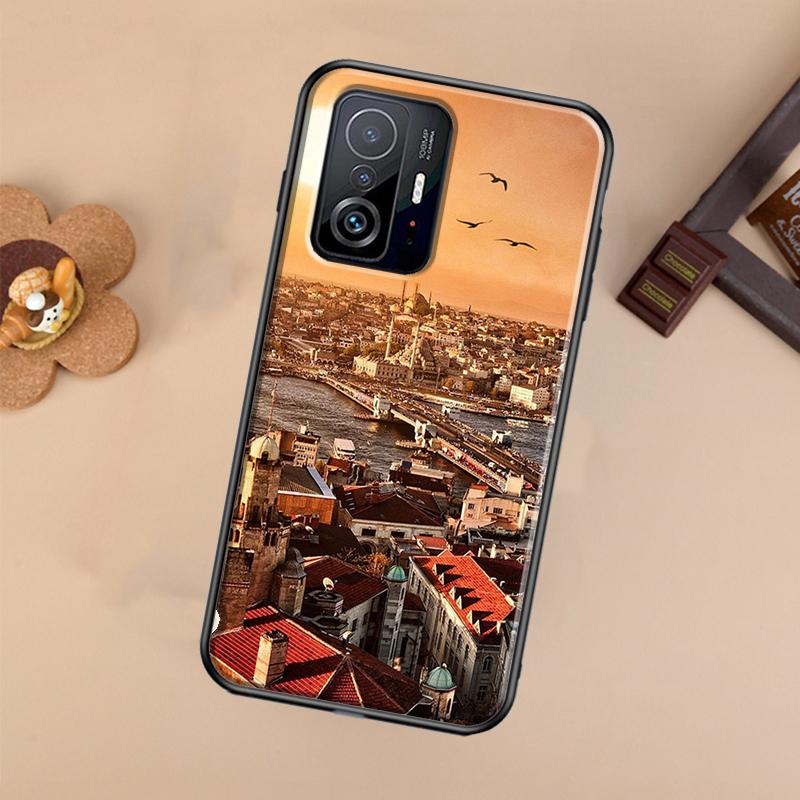 Turkey Istanbul Scenery Building Case For Xiaomi POCO X7 Pro X3 X5 X6 F3 F5 F6 M6 Pro 11T 12T 13T 14T Pro 13 14 Ultra Cover