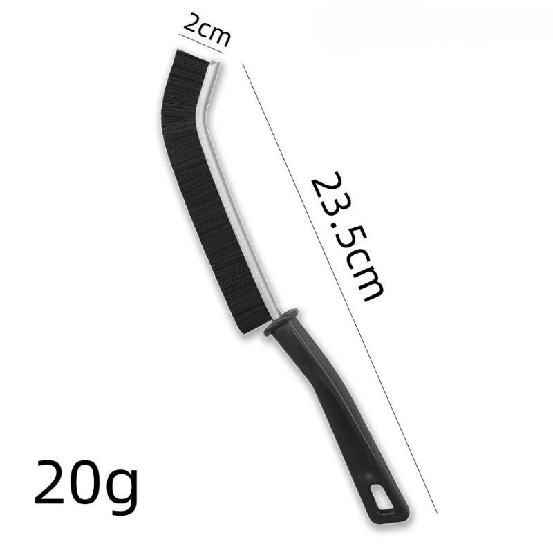 

1 шт. Жесткая щетина Щетка для чистки щелей Очиститель швов Инструменты для чистки зазоров между плитками чёрный