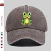 Pc Cartoon Frosch Druckmuster Baseballkappe Cartoon Patriotischer Stil Design Mode Dekor Hut LKW-Fahrer Papa Hut Bequem