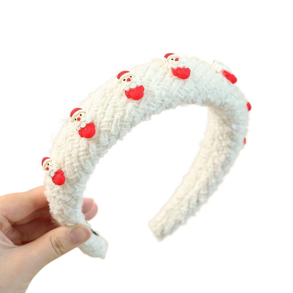 Merry Chritmas Santa Claus Hair Hoop Xmas Antler Hair Hoop Christmas Headband  Costume Prop