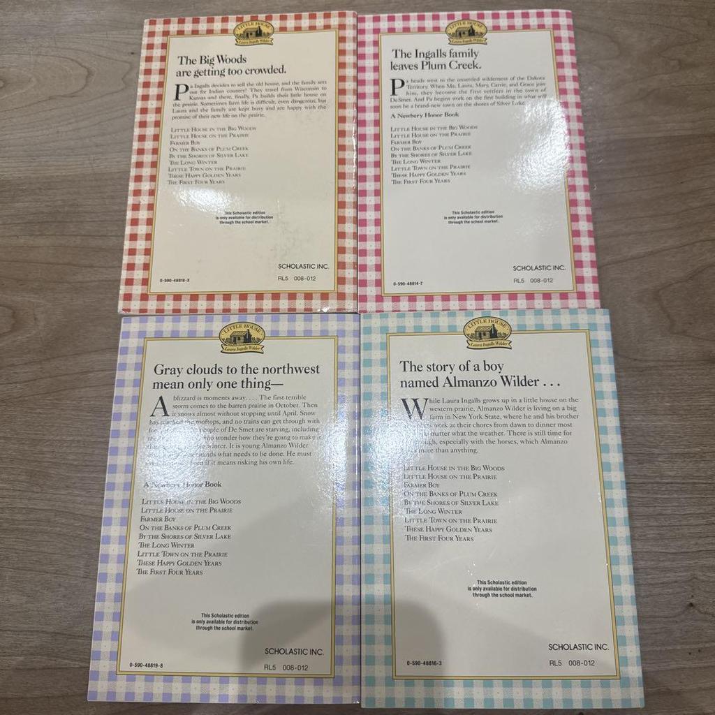 [USED] Little House on the Prairie series, 4-book set