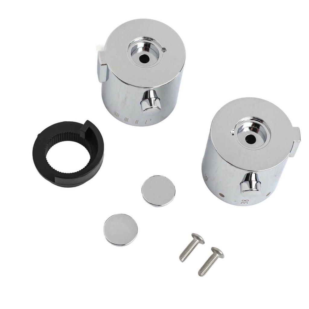 Shower Temperature Control Handle Knob Chrome Thermostatic Handle Bathroom Faucets Thermostats Accessories
