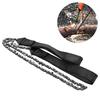 Outdoor Manual Manganese Steel Wire   Chain Saw Emergency Survival Tool 11 Cutter (Orange)