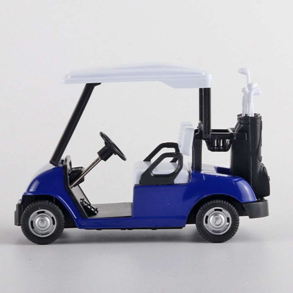 Pull-Back Golf Cart Model Simulation Golf Cart Vehicles Toy Miniature Golf Cart  Children Gift