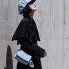 New Lee PU Shoulder Bag, Crossbody Bag Small Women's Light Blue LE230048M-502