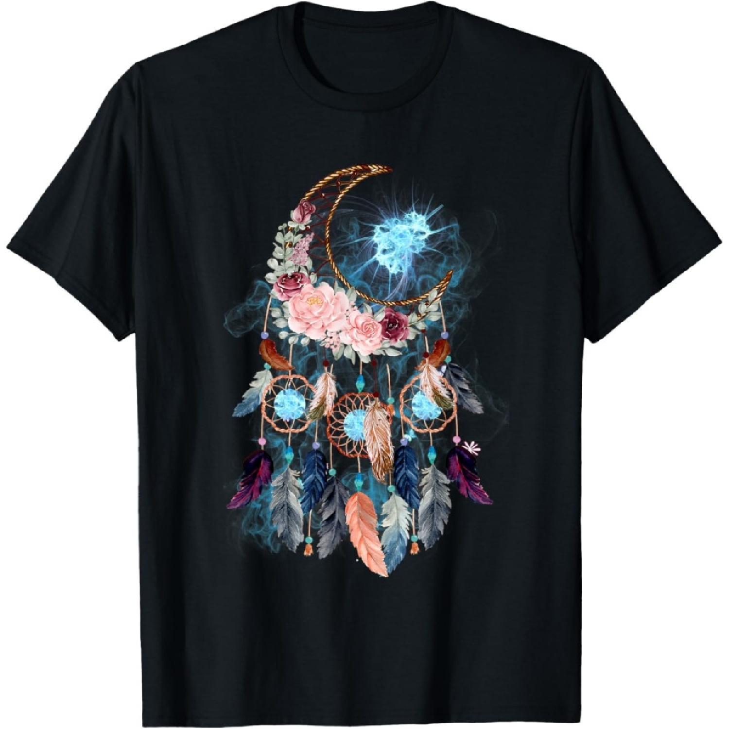 Moon dreamcatcher T-Shirt S чёрный