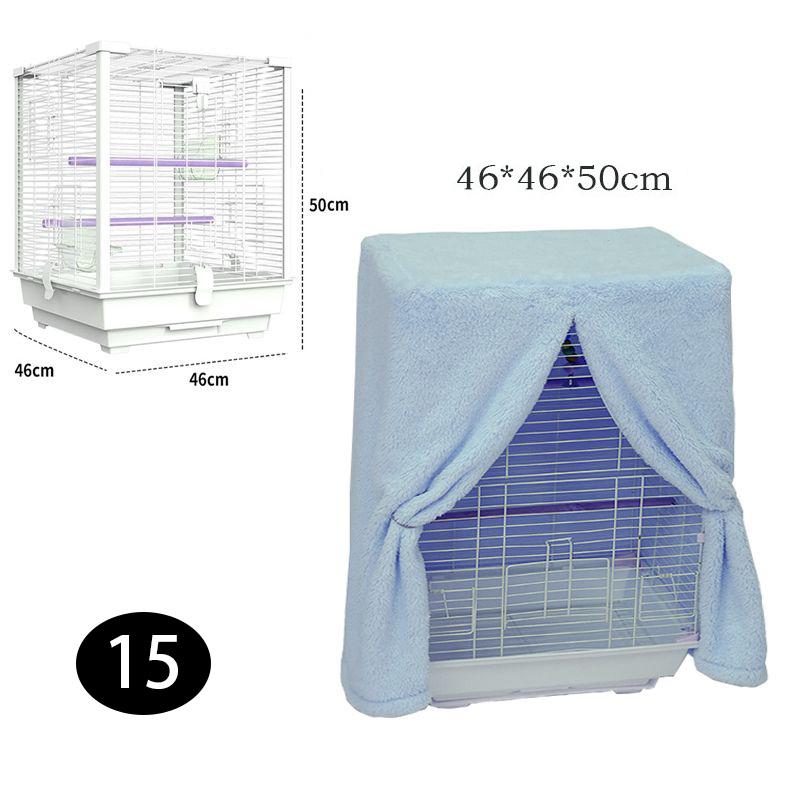 Multi-sizes Large Bird Cage Cover Sunscreen Warm Dust Cover Winter Pet Bird Parrot Cage Shading Pet Products Bird Supplies