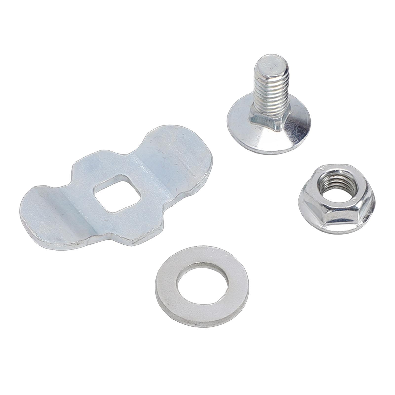 

8 шт. Фитинги с резьбовой шпилькой для L-трека M8x20 Грузоподъемность 6000 фунтов Двойная шпилька с гайками Серебристые