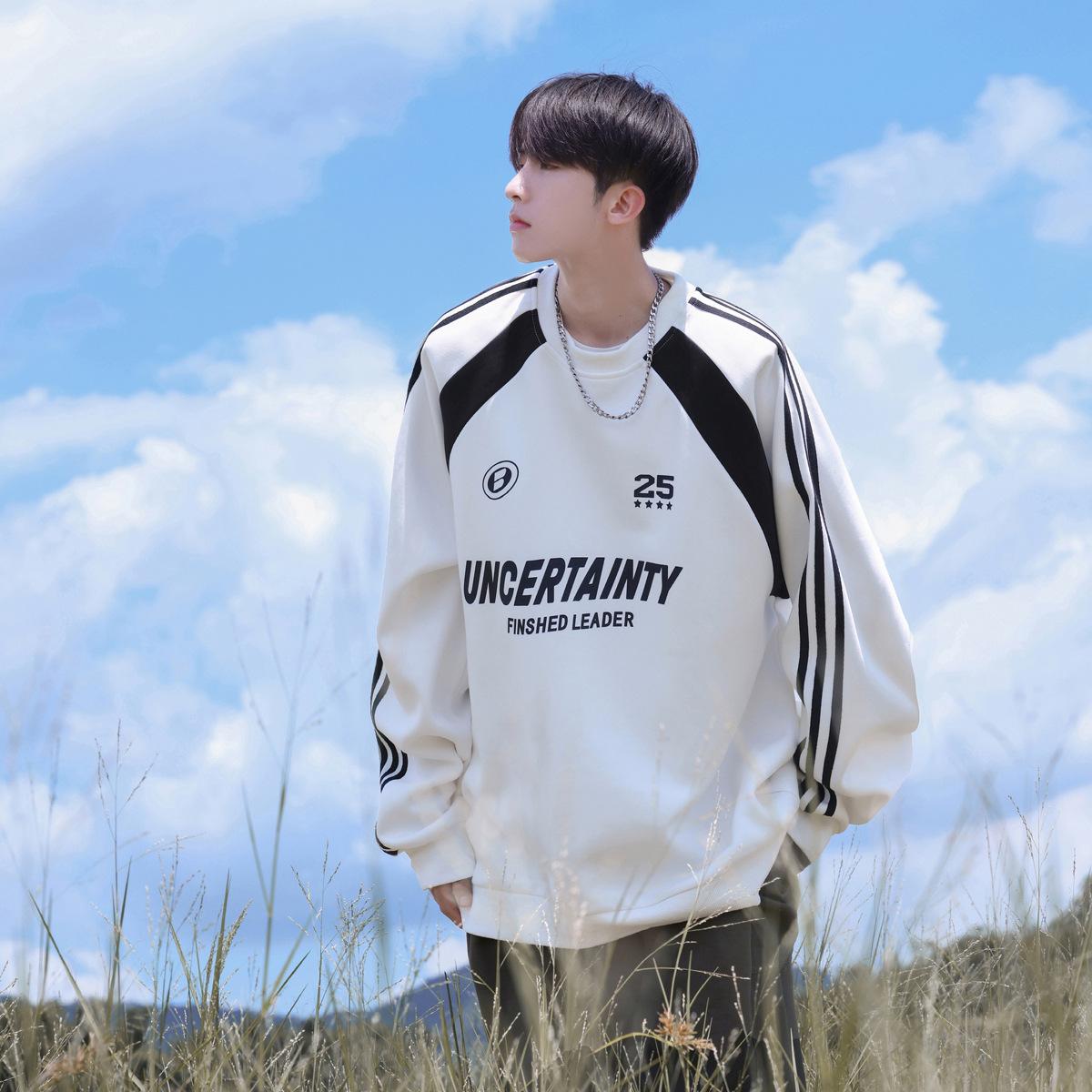 Свитер с круглым вырезом для мужчин — фото 3