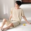 Men's Pajamas Summer Cool Modal Thin Short-sleeved Shorts 1011 New Soft Loungewear Set
