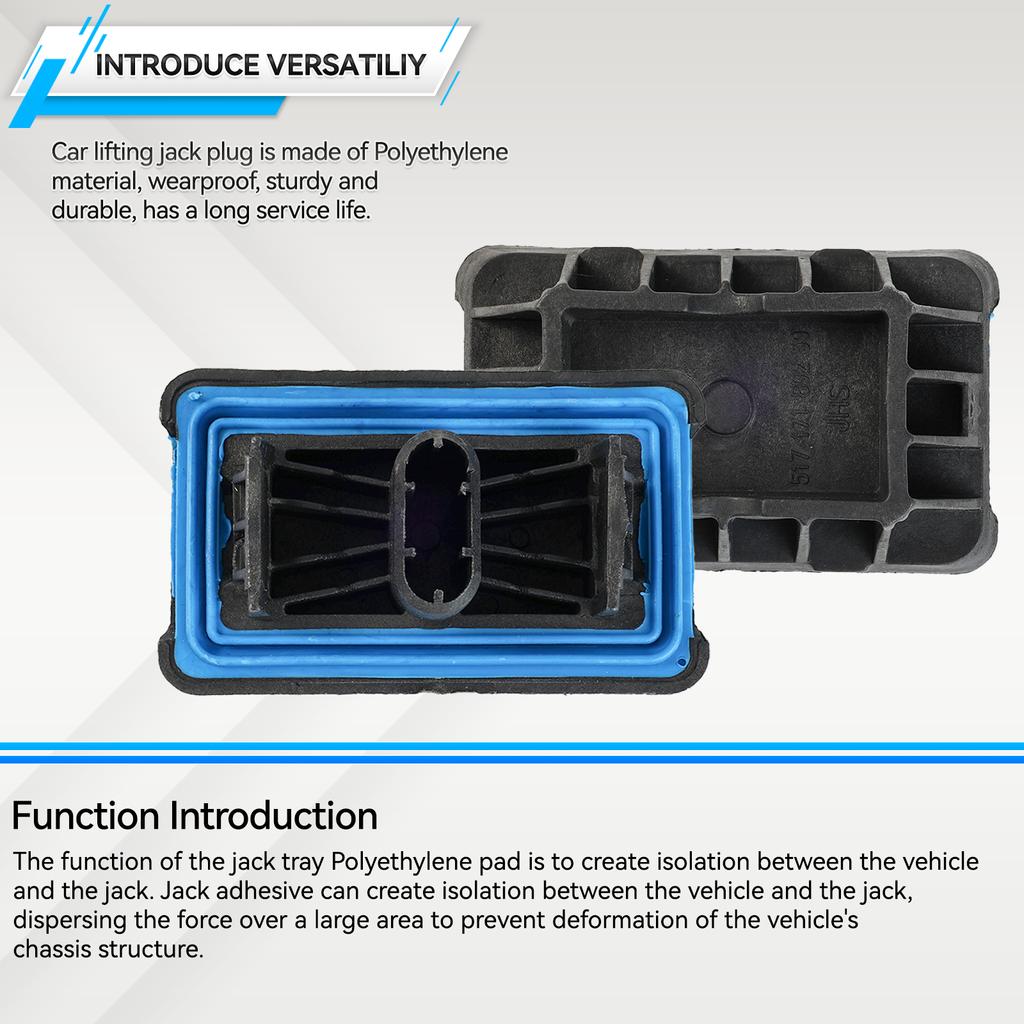 1pc/4pcs Lift Jacking Point Support Plug Plate Block Jack Pad for BMW X3 X4 X5 X6 F25 F26 E70 F15 E71 E72 F16 M F86 51717189259