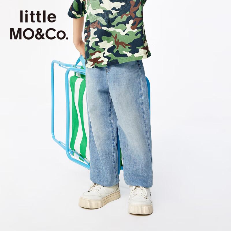 little MO&Co. Kids  Unisex Lyocell Denim Long Pants 150