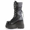Fashion 2024 New Winter Women's High Boot Mid Boot High Platform New Design Motorcycle Boots Fashion High Heel Zipper Casual Boots