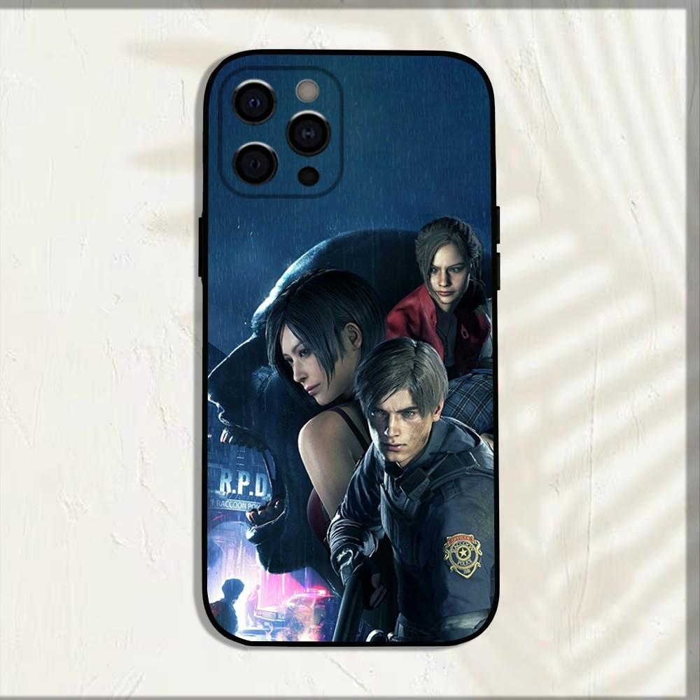 Game R-Resident Evil-es Phone Case For iPhone 16,15,14,13,12,11,Pro,X,XS,Max,XR,Plus,Mini Soft Black Cover
