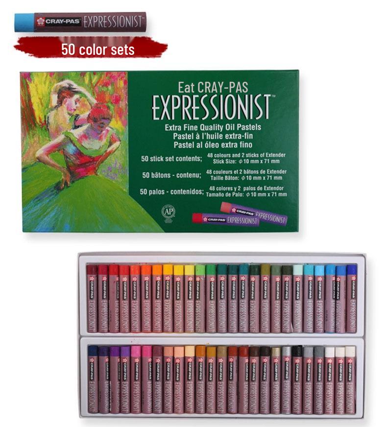 Sakura Cray-Pas Junior 36 Colors Oil Pastels for Children's Painting
