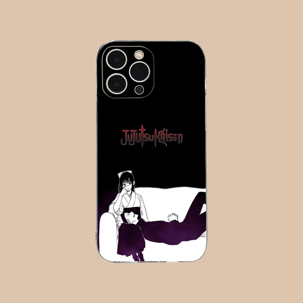 JJK Utahime Iori Clear TPU Mobile Case for iPhone 17 16 15 14 13 12 11 X XR XS Air Pro Max Plus Mini Colorful Cover