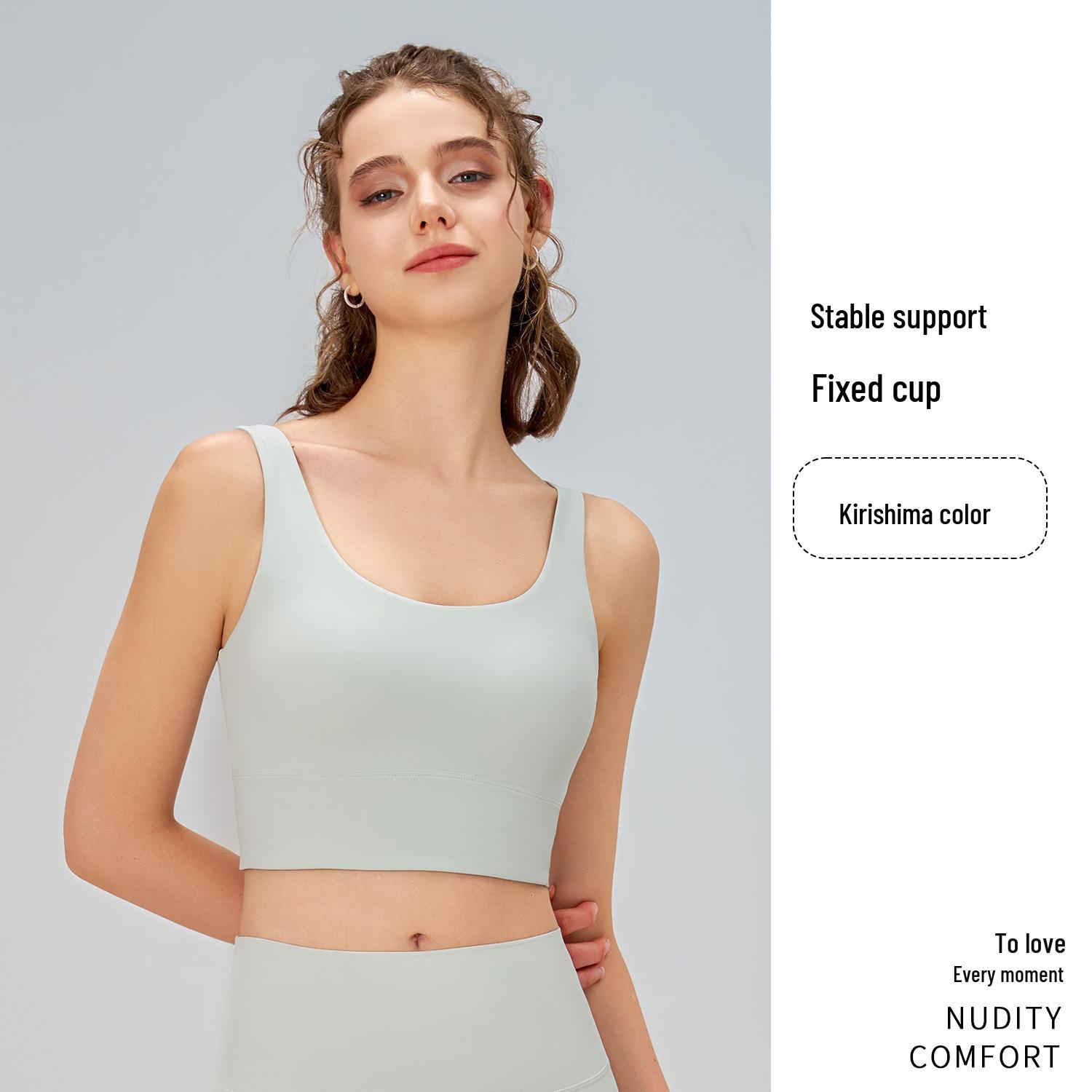 

Jiuyi Shockproof Sports Bra: Medium-High Intensity Women s Running & Fitness Yoga Top S