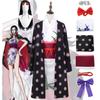 The Piece King Ghost Island Chapter Dark Pattern Robin Kimono Cos Costume Anime Anime Nicole Robin Cosplay Costume