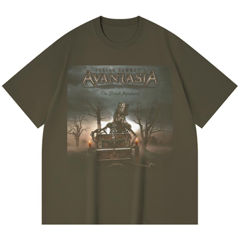 230 Gsm 100% Cotton Heavy Metal T-Shirt  Rock Band Popular Music Print Unisex Heavy Cotton T Shirt