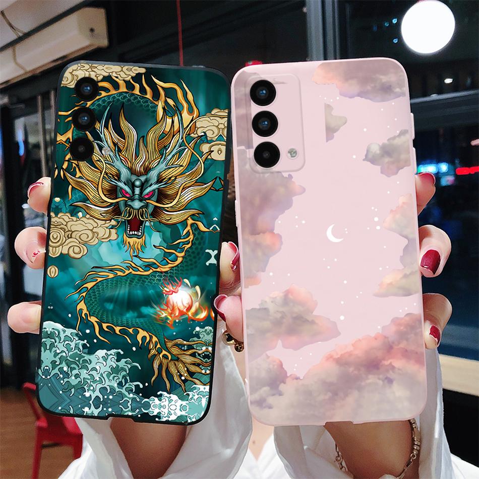Custodia Per Telefono OPPO Realme GT Master Edition Fantasia Drago Cool Cover Posteriore in Silicone Morbido Opaco Per Realme GT Master Fundas
