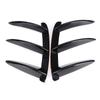 Pair Car Black /Carbon Look Rear Bumper Splitter Spoilers Canard For Mercedes Benz W176 A200 A250 A260 A45 AMG Car Styling