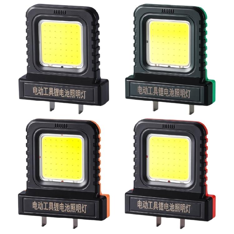 LED Workshop Light For Cordless Tool Batteries Adjustable Clamp Design 2 Mode Portable Task Lighting