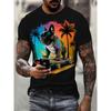 Funny Cartoon Animals Pattern T-Shirt For Men Funny Goat Pig 3D Printed Tees Casual Short Sleeve O-Neck Men Tops Unisex T-Shirts