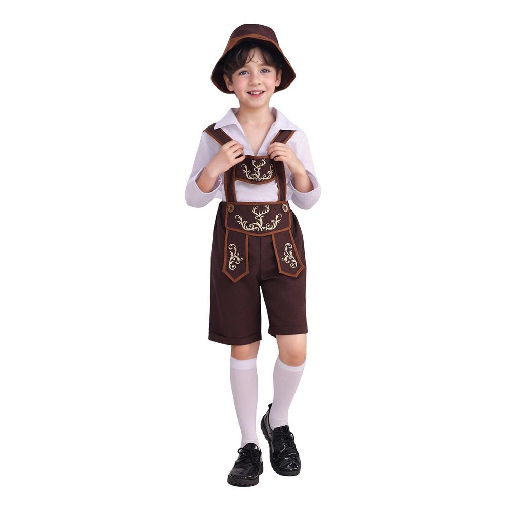 Children s Munich Bavarian Beer Festival Boys Costume Halloween Party Performance Costume 110